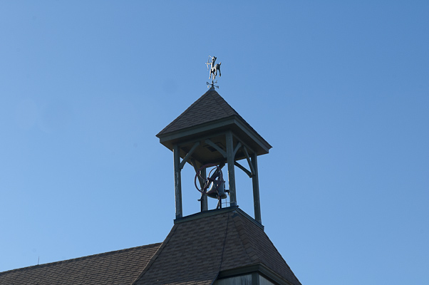 Bell tower of old fire house at Brooksby Farm, Peabody MA